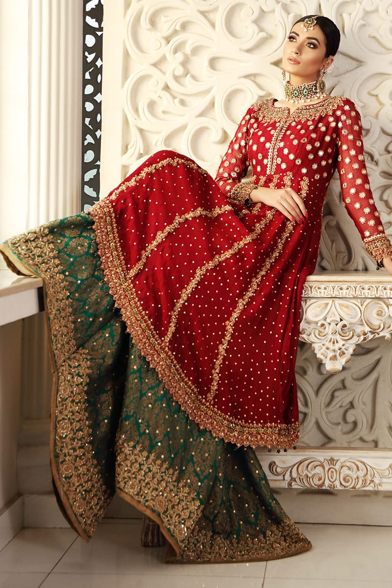 Aisha Imran Red Formal Replica