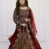 Kashees Maroon Bridal Collection Replica