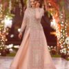 Aiman Khan Pink Bridal collection Organza Replica