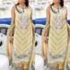 Sobia Nazir Yellow Luxury Lawn Collection Replica