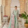 Maryam Hussain Sea Green Bridal Collection Net Replica