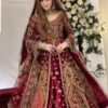 Kashee Red Bridal Collection Net Replica