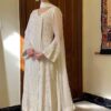 Hania Amir Off White Formal Collection Chiffon Replica