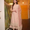 Faiza Saqlain Pink Luxury Lawn Collection Replica