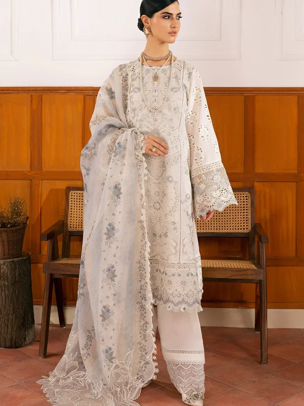 Baroque Off-White Luxury Lawn Collection Replica