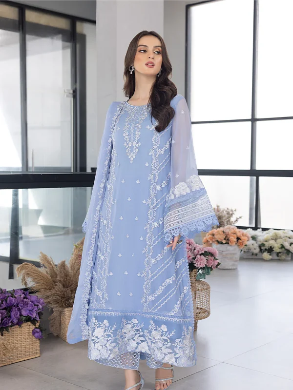 Azure Blue Formal Collection Organza Replica