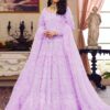 Anaya Purple Bridal Collection Net Replica