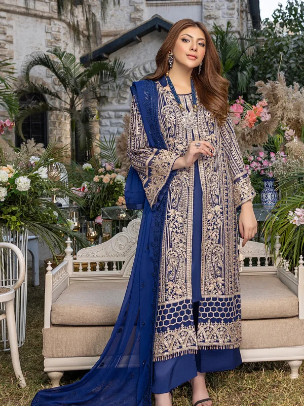 Azure Blue Formal Collection Chiffon Replica