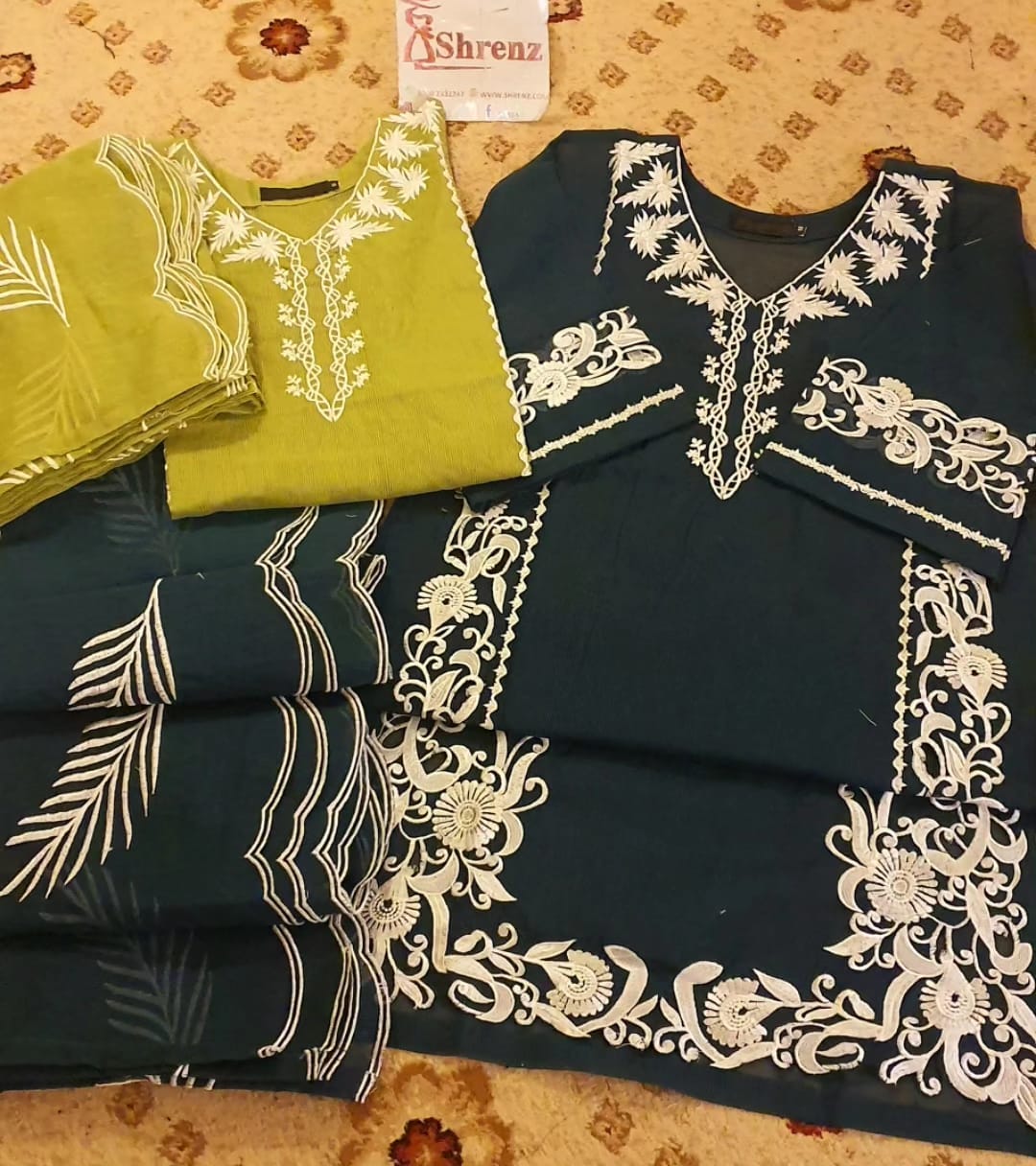 Shrenz Stitched Karandi Pret Collection