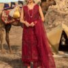 Saira Shakira Red Luxury Lawn Collection Replica