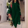 Saira Rizwan Green Luxury Chikankari Lawn Collection Replica