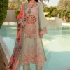 Orchid By Rang Rasiya Pistachio Luxury Lawn Collection Replica