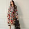 Haseen's Mehnaaz Black Luxury Lawn Collection Replica