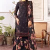 Iznik Black Luxury Lawn Collection Replica