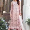 Maria B Pink Formal Collection Organza Replica