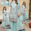 Imrozia Seagreen Gharara Collection Net Replica