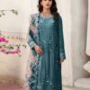 Imrozia Zinc Blue Formal Collection Organza Replica