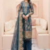 Gulaal Zinc Blue Formal Collection Net Replica