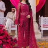 Kanwal Malik Red Formal Net Collection Replica