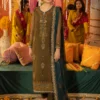 Asim Jofa Green Formal Collection Chiffon Replica