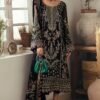 Gulaal Black Organza Formal Collection Replica