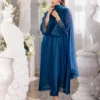 Azure Zinc Blue Formal Collection Chiffon Replica