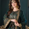 Asim Jofa Blue Formal Chiffon Collection Replica