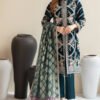 Ramsha Luxury Zinc Blue Formal Collection Velvet Replica