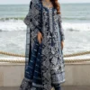 Izra By Gulaal Blue Luxury Formal Collection Net Replica