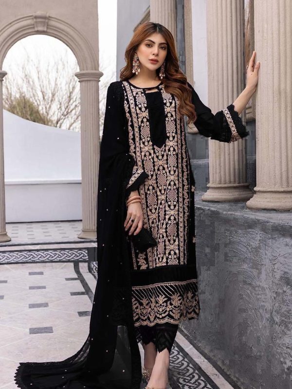 Azure Black Formal Collection Chiffon Replica