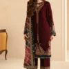 Jazmin Maroon Formal Collection Velvet Replica