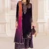 Baroque Purple Formal Collection Velvet Replica