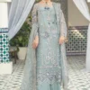 Meeral Blue Formal Collection Organza Replica