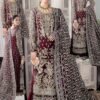 Gulaal Red Exclusive Formal Collection Net Replica