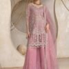 Rang Rasiya Pink Bridal Gharara Collection Organza Replica