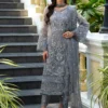 Gulaal Grey Formal Collection Organza Replica