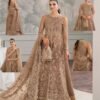 Baroque Brown Bridal Collection Net Maxi Replica