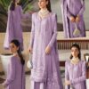 Gulaal Purple Formal Collection Organza Replica