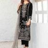 Tawakkal Black Formal Collection Velvet Replica