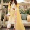 Crimson Yellow Luxury Lawn Collection Replica