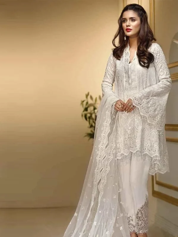 Anaya White Exclusive Chiffon Replica