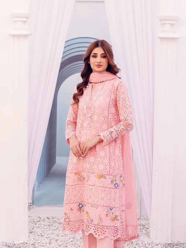 Sabeen Abbas Pink Luxury Lawn Collection Replica