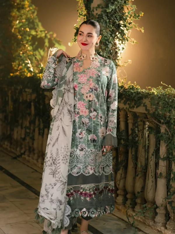 Asifa & Nabeel Multi Digital Printed Swiss Lawn Collection Replica