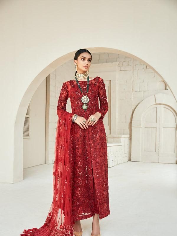 Maryam Hussain Red Heavy Sequence Master Replica