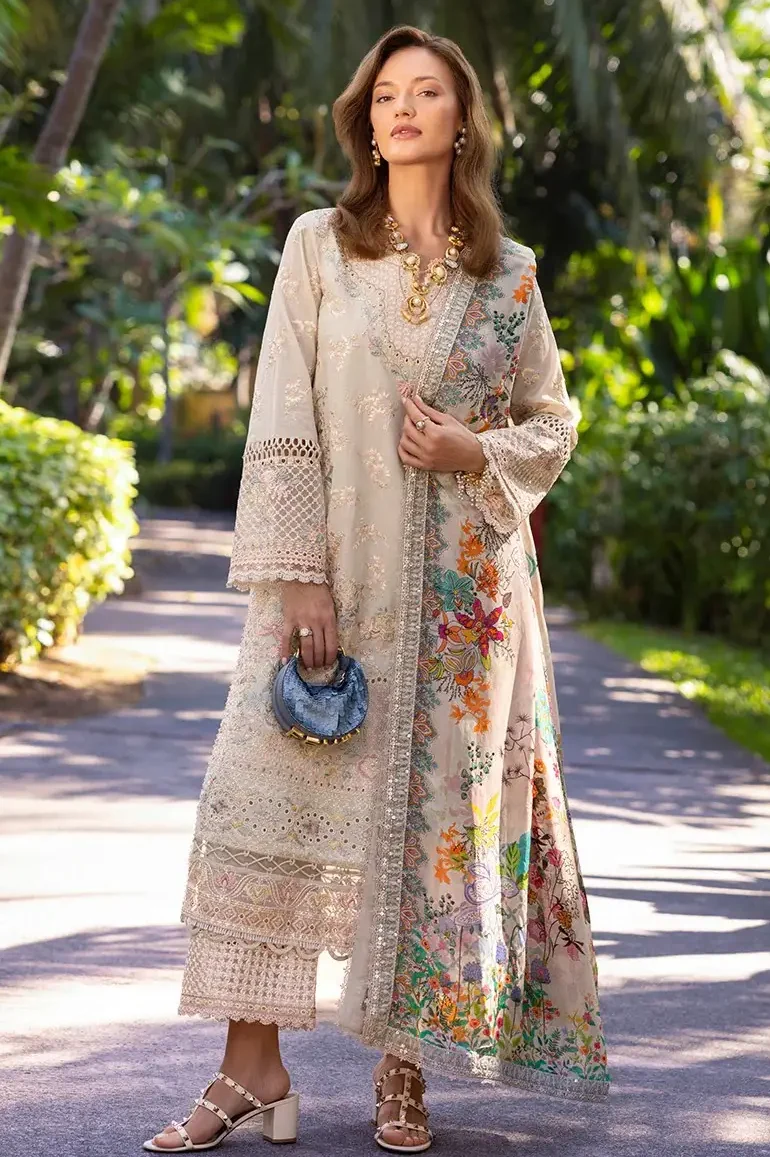 Faiza Saqlain Skin Luxury Lawn Collection Replica