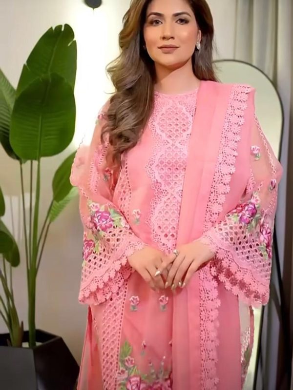 Shrenz Pink Formal Collection Organza Replica