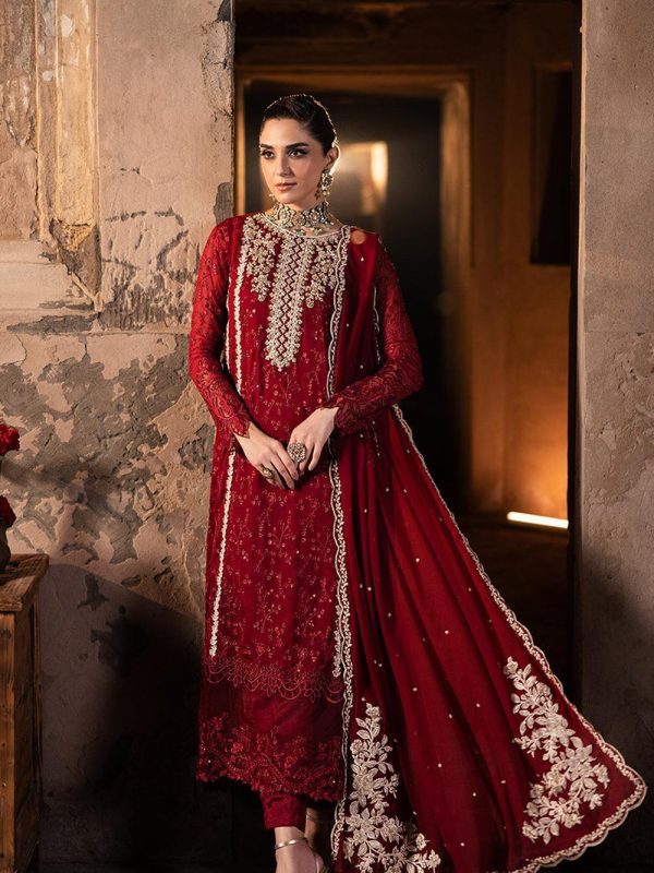 Azure Maroon Formal Collection Chiffon Replica