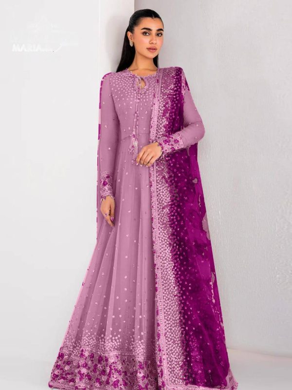 Jazmin Purple Formal Collection Chiffon Maxi Replica