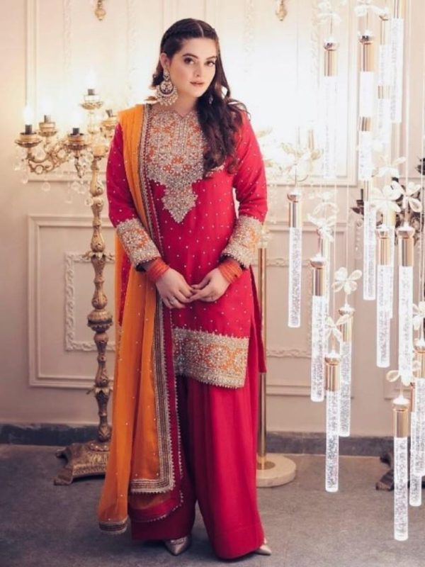 Haseen’s Pink  Formal Collection Chiffon Replica