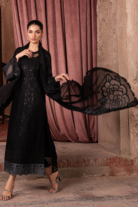 Alternative view of Azure Jet Black Formal Collection Chiffon Replica